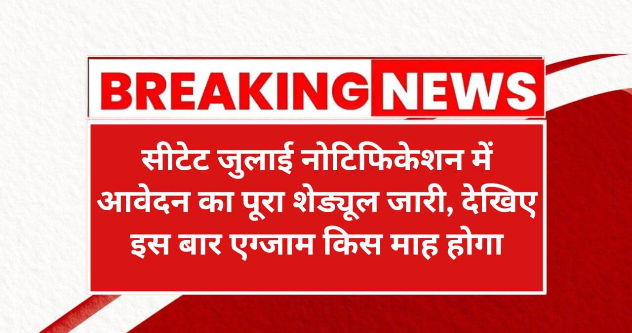 CTET July 2025 Notification
